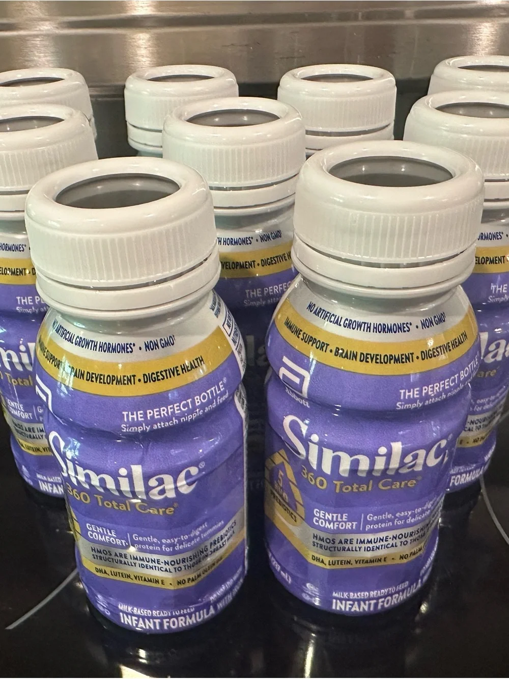 Lot Of 8 Empty 32oz Ready to feed formula bundle for reborn and silicone babies